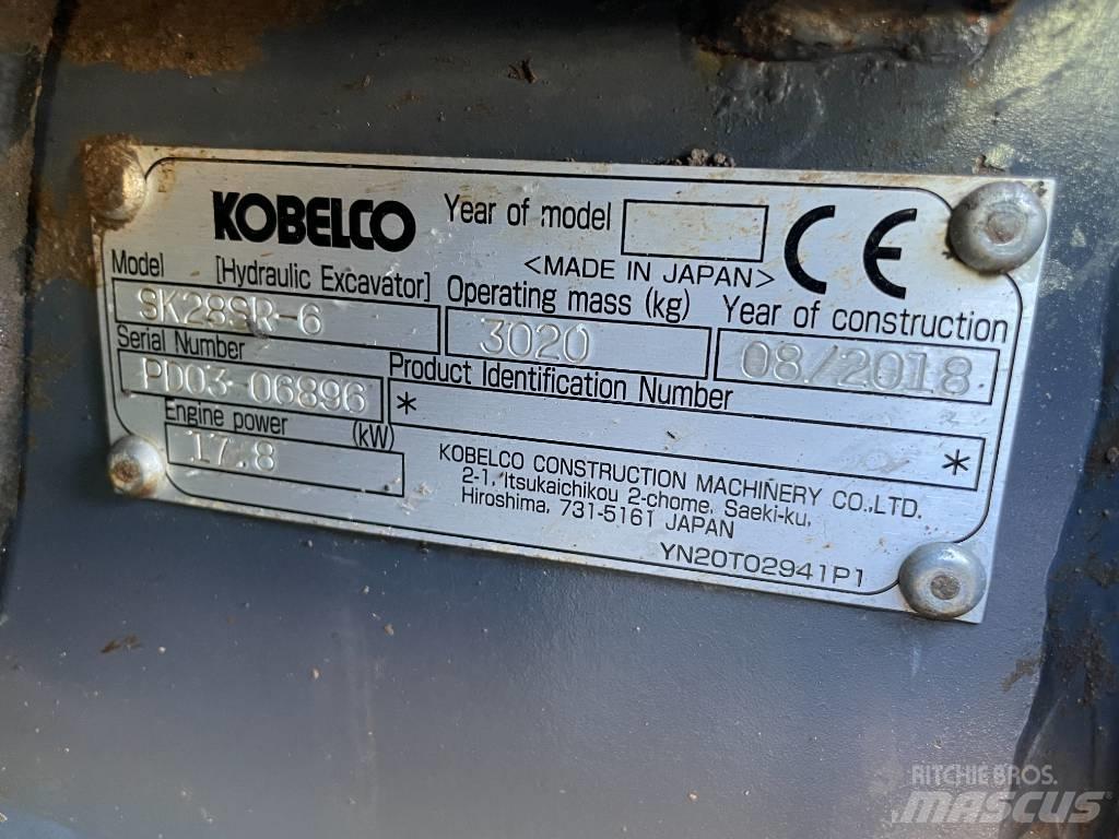 Kobelco SK 28 SR Mini excavadoras < 7t