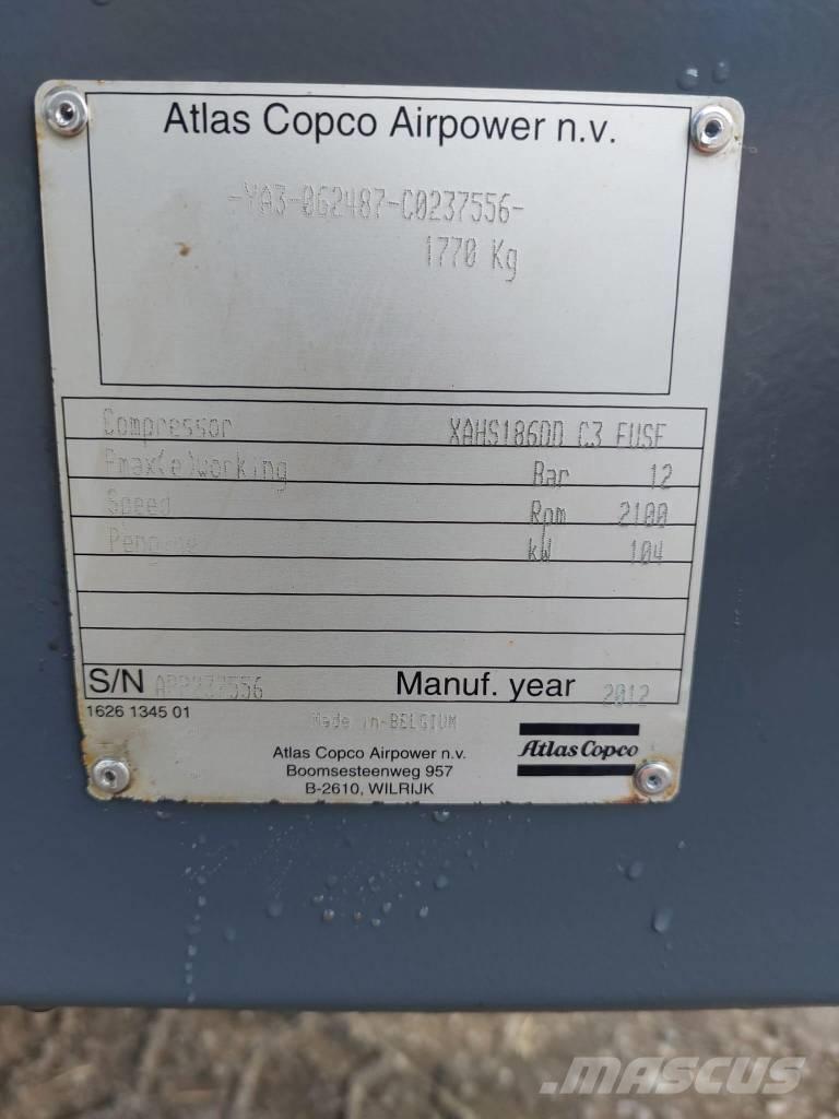 Atlas Copco XAHS186 Compresores