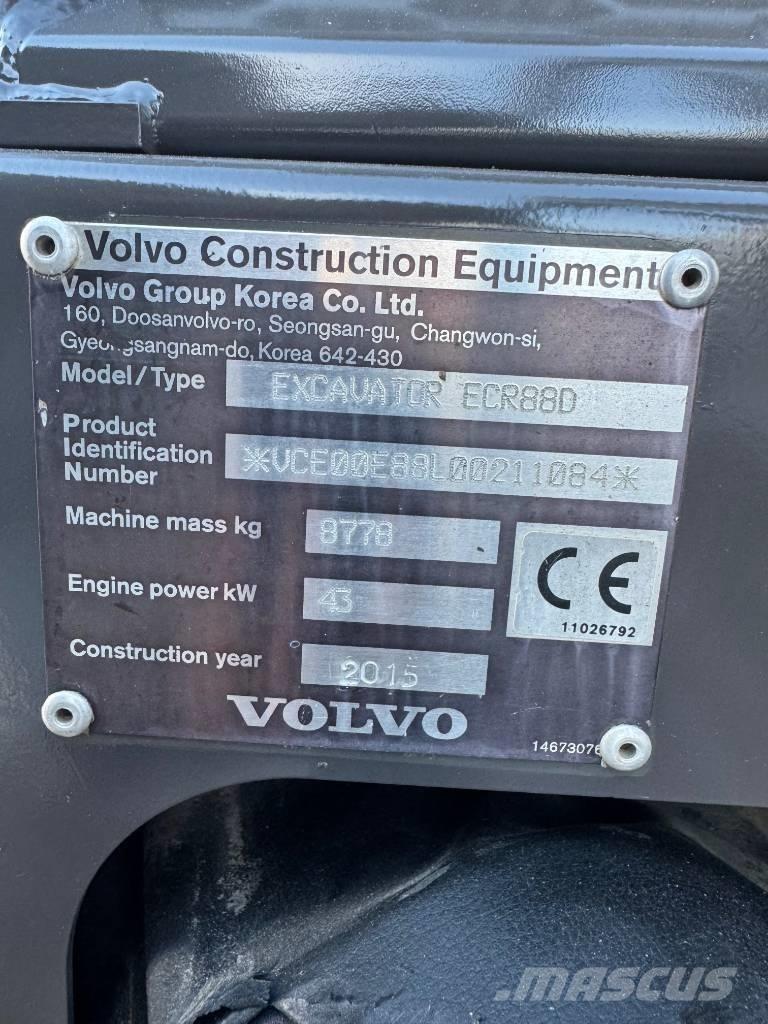 Volvo ECR 88 D Excavadoras 7t - 12t