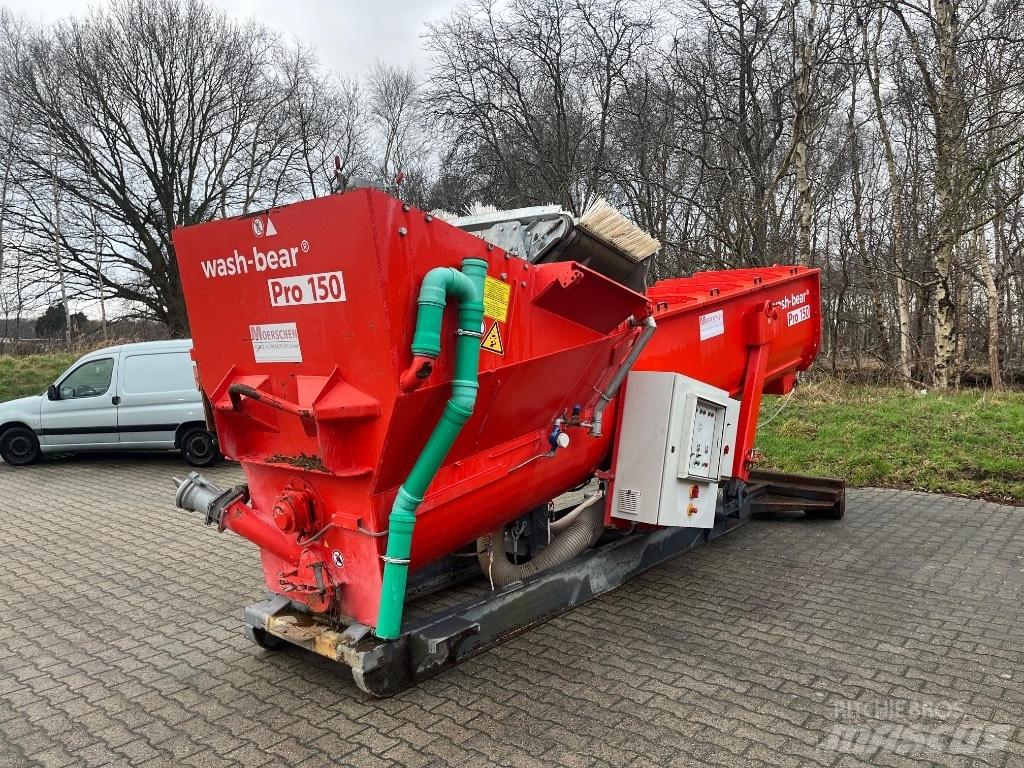  wash-bear pro 150 Equipos de clasificación de desechos