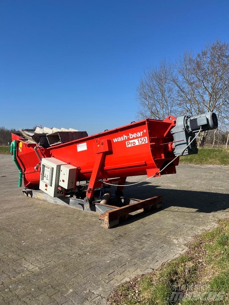  wash-bear pro 150 Equipos de clasificación de desechos
