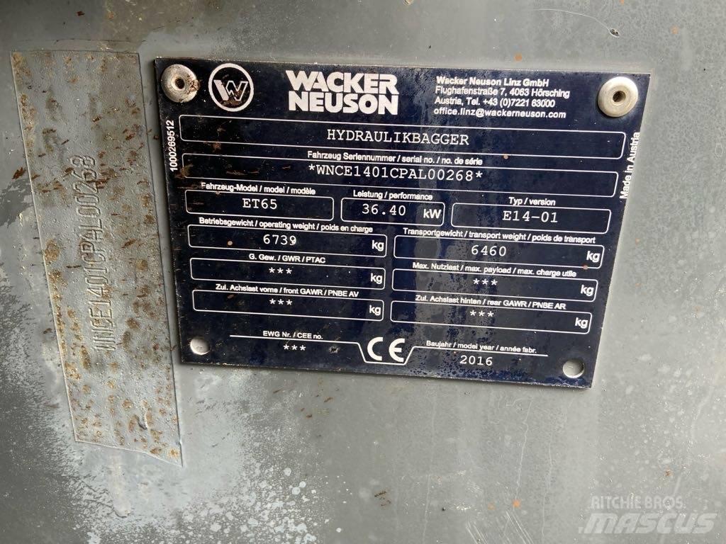 Wacker Neuson ET65 Excavadoras de cadenas