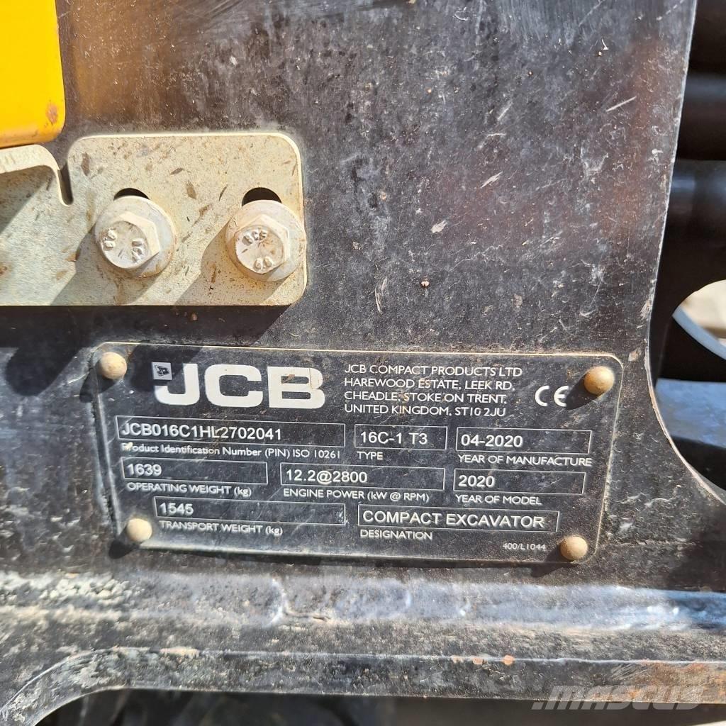 JCB 16 C-1 Mini excavadoras < 7t