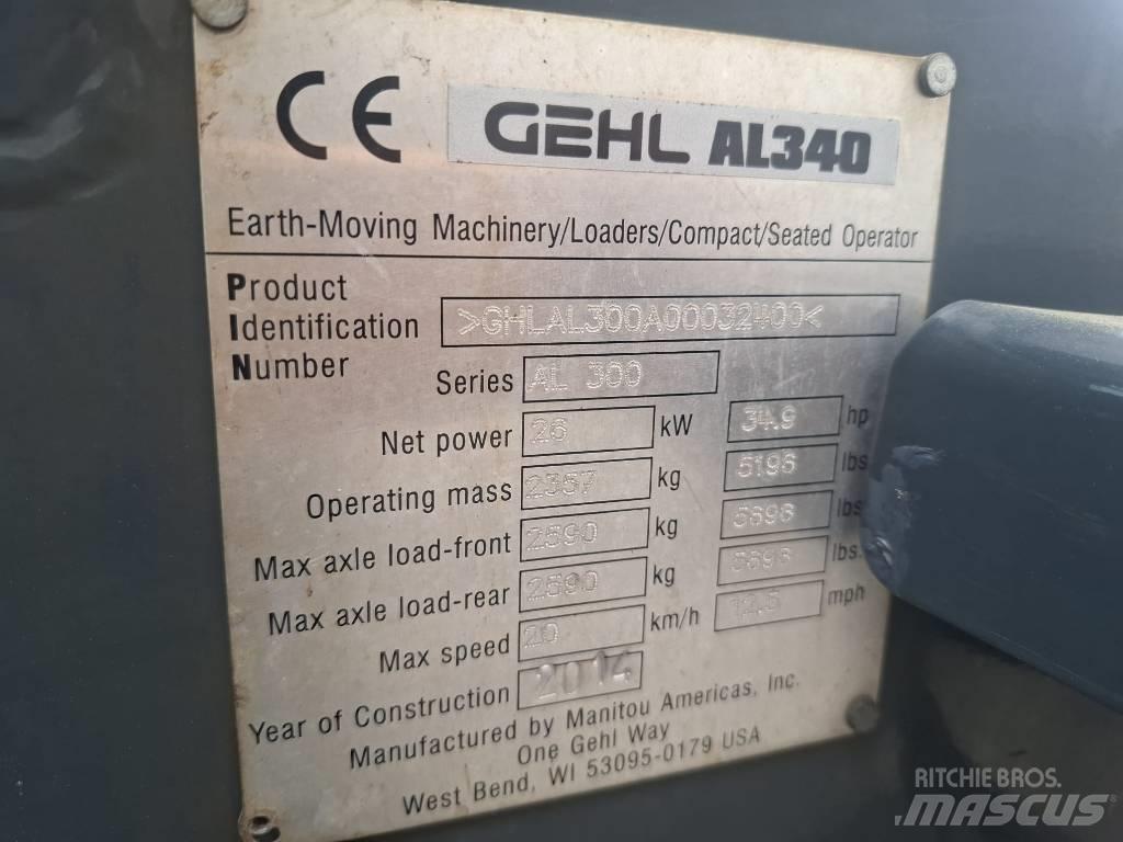 Gehl AL 340 Cargadoras sobre ruedas