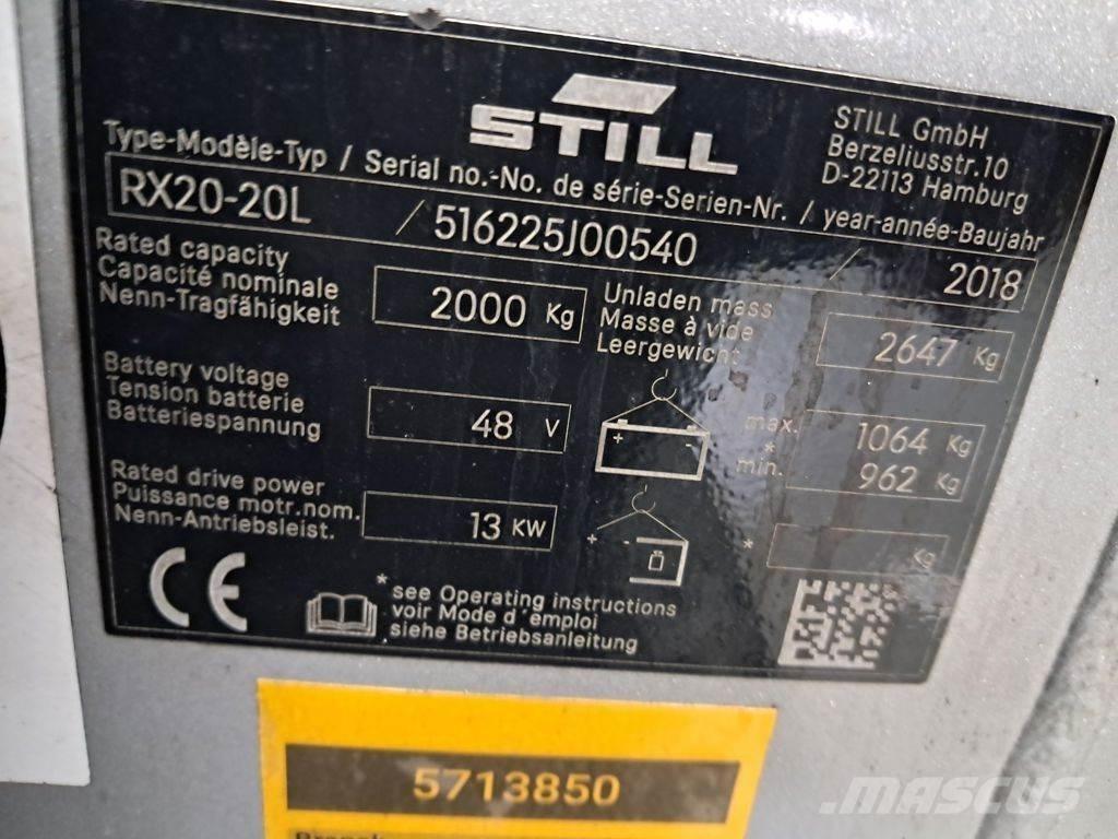 Still RX20-20L Carretillas de horquilla eléctrica
