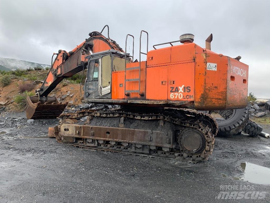 Hitachi 670 LCH-3 Excavadoras de cadenas