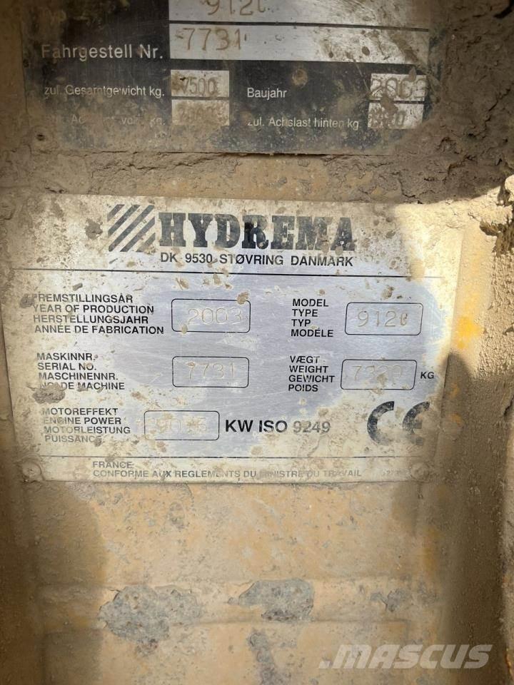Hydrema 912C Dúmpers de obra
