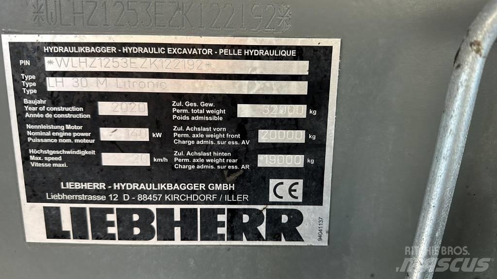 Liebherr LH 30 M Excavadoras de manutención
