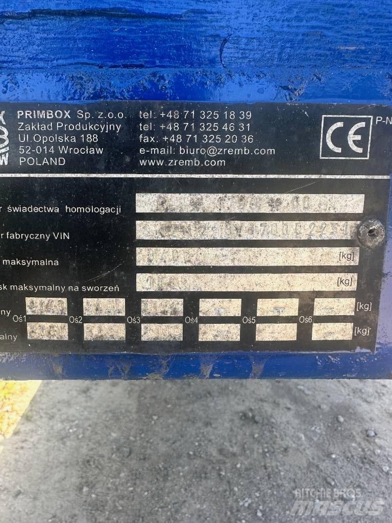 Zremb N263 Plataforma plana/laterales abatibles