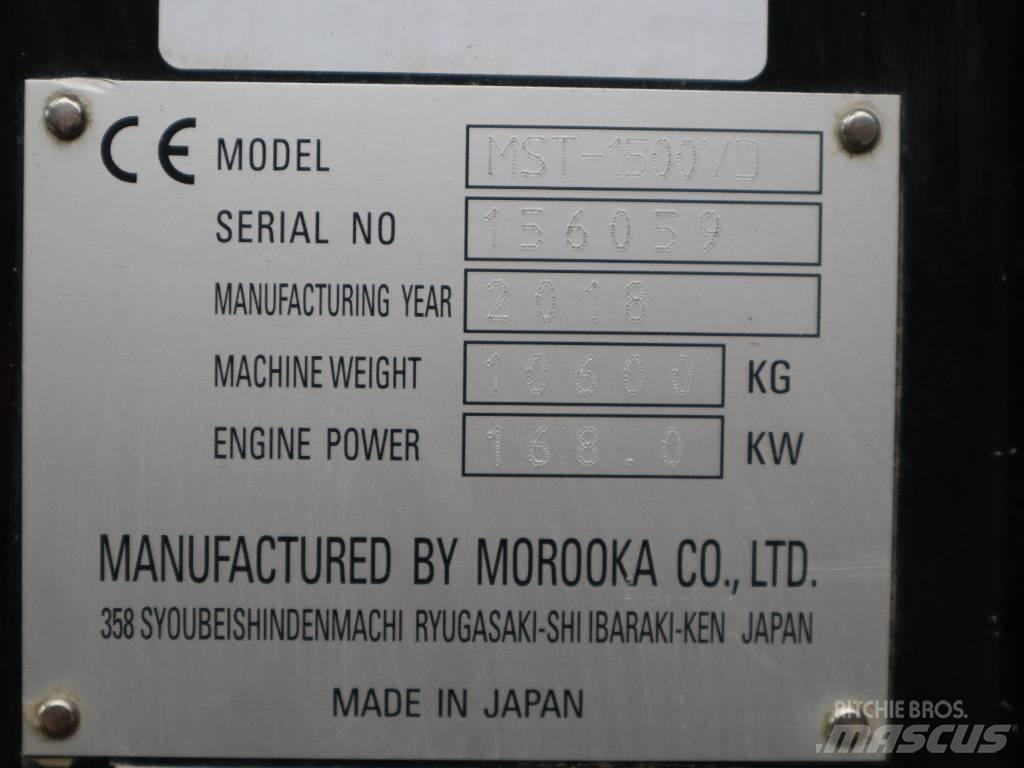 Morooka MST 1500 V D Dúmpers sobre orugas