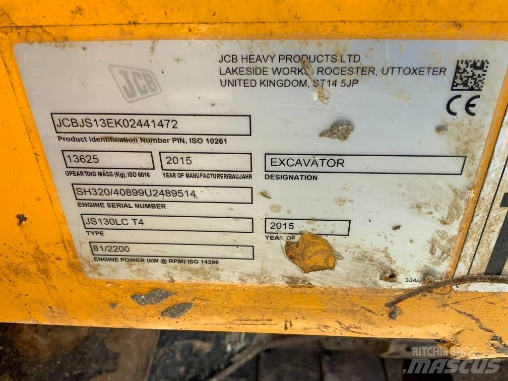 JCB JS 130 LC Excavadoras de cadenas