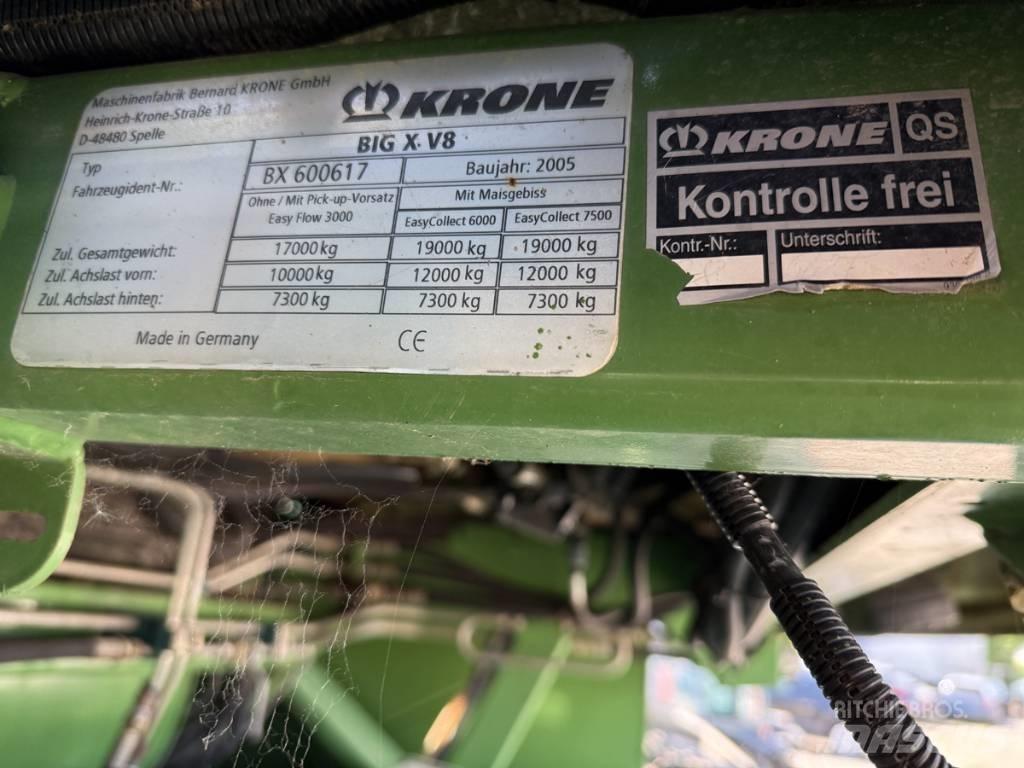 Krone Big X V8 Picadoras de forraje autopropulsadas