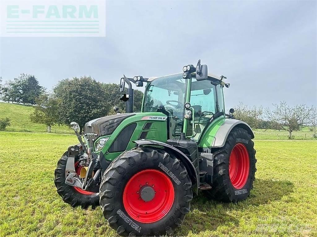 Fendt 516 vario Tractores