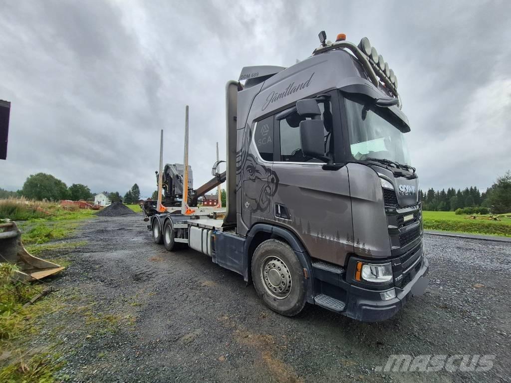Scania R 650 Transporte de madera