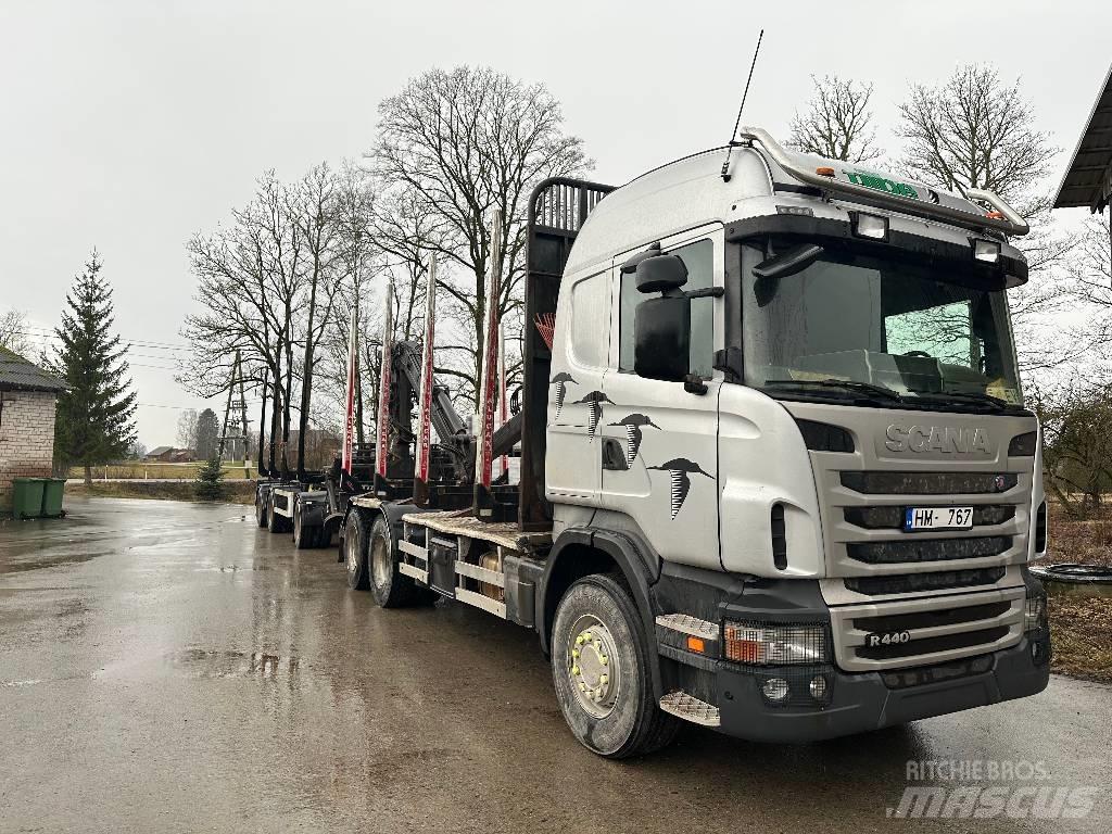 Scania R440 Transporte de madera