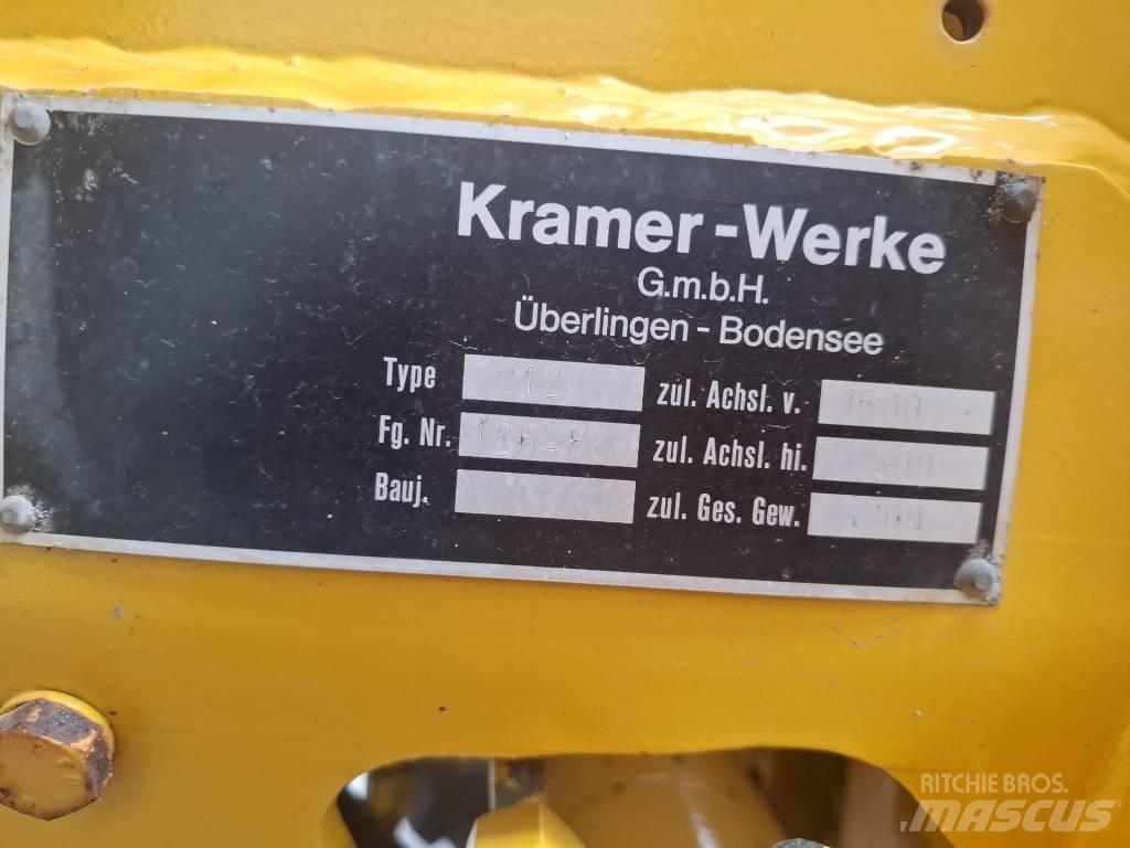Kramer 212 Cargadoras sobre ruedas