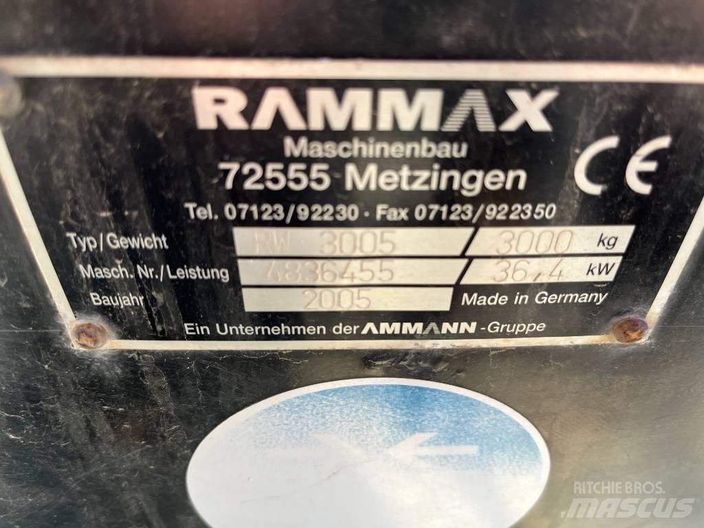 Rammax RW 3005 Rodillos de un solo tambor