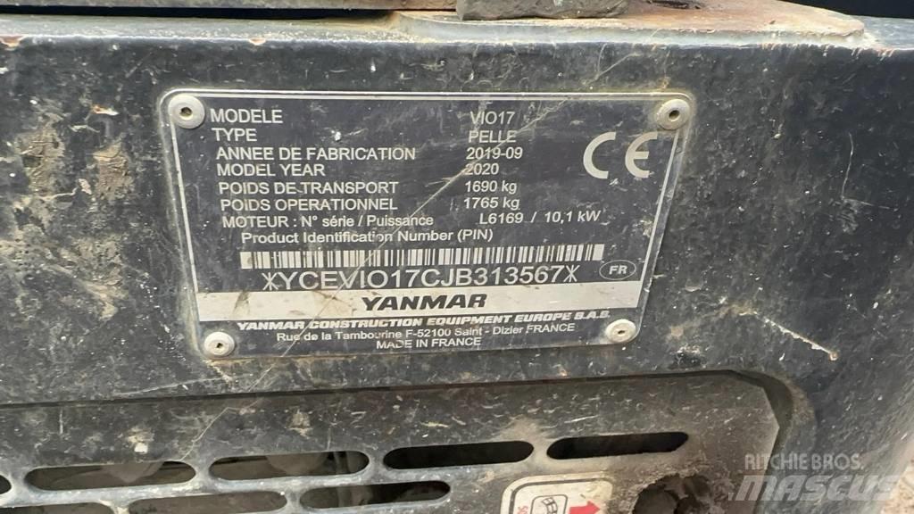 Yanmar Vio 17 Mini excavadoras < 7t