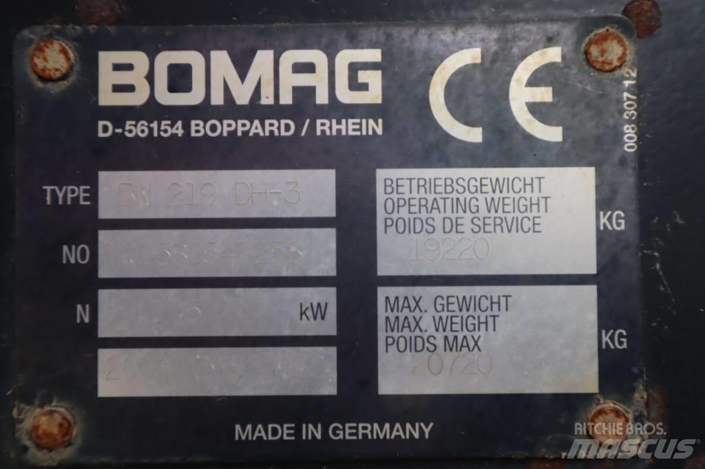 Bomag BW 219 DH-3 Rodillos de un solo tambor