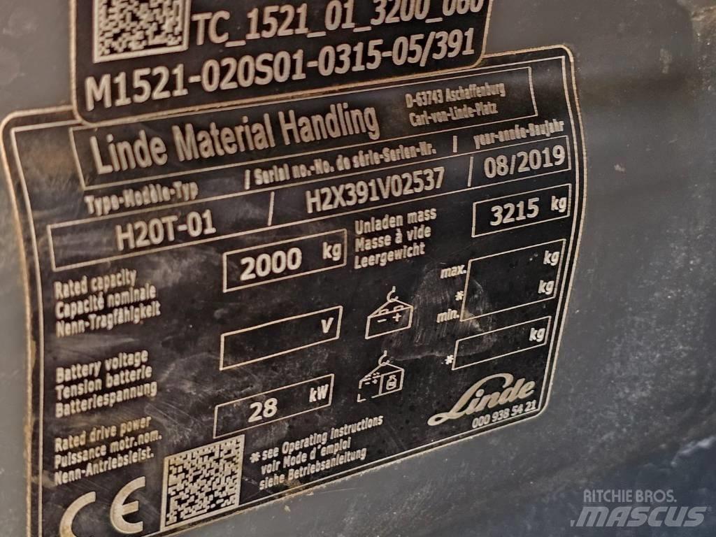 Linde H20T-01 Carretillas LPG