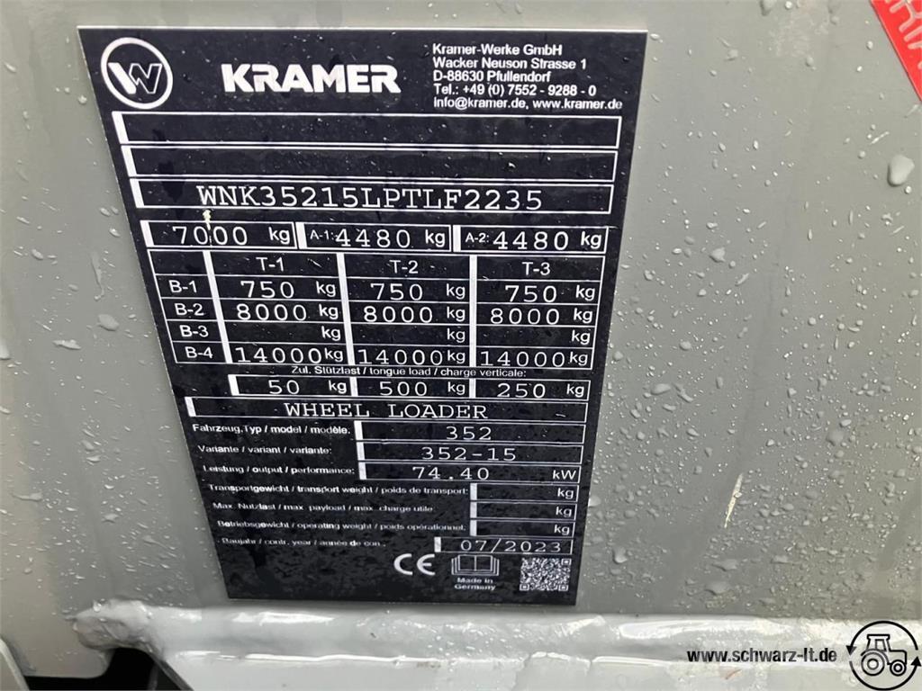 Kramer KL 35.8T Plataformas de trabajo telescópica