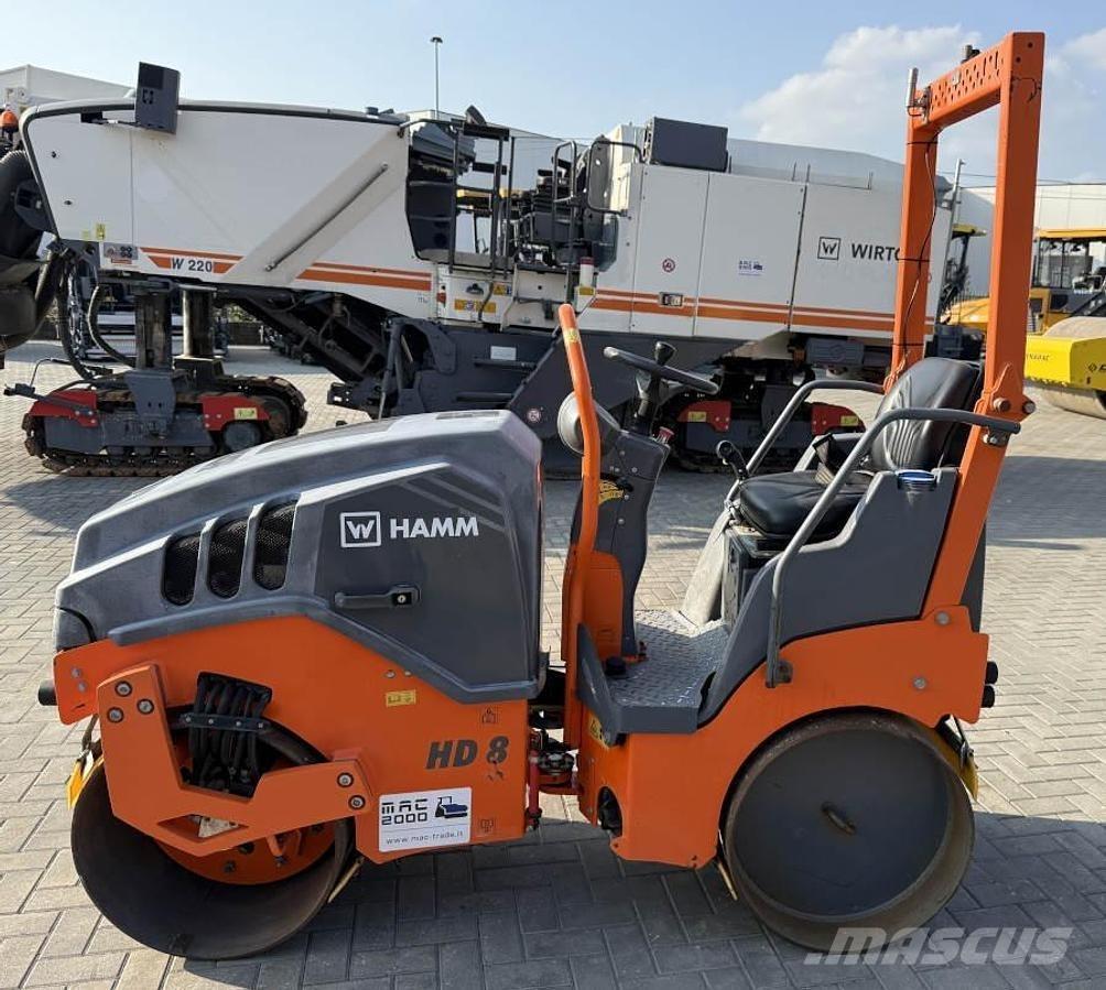 Hamm HD 8 VV Rodillos de doble tambor