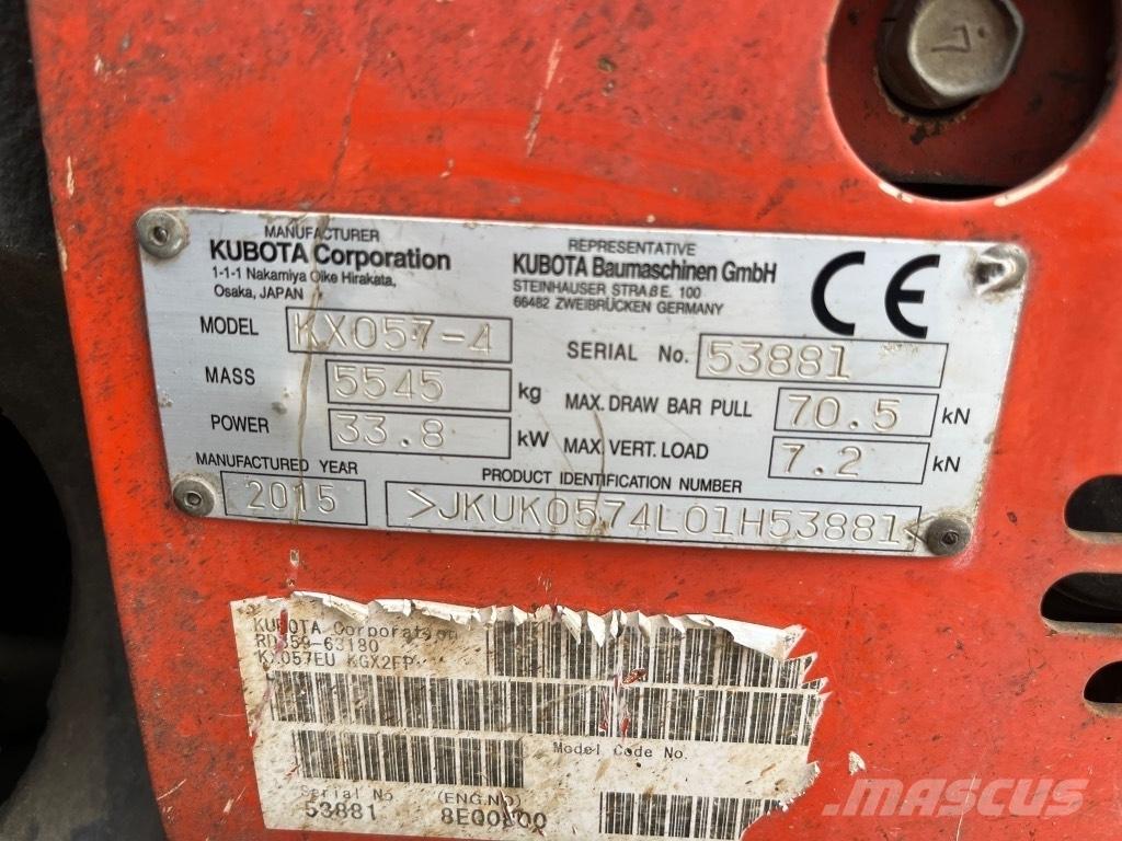 Kubota KX 057-4 Mini excavadoras < 7t
