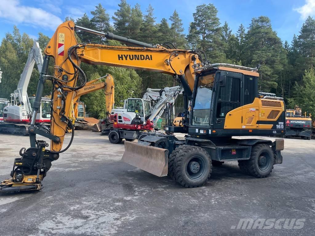 Hyundai HW 160 Excavadoras de ruedas