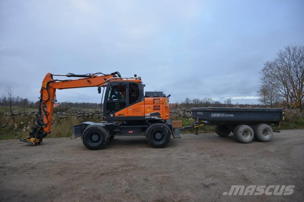 Doosan DX 165 W-5 Excavadoras de ruedas