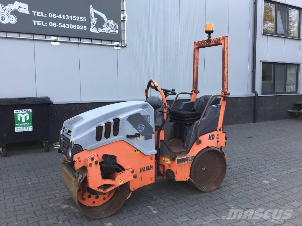 Hamm HD 8 VV Rodillos de doble tambor