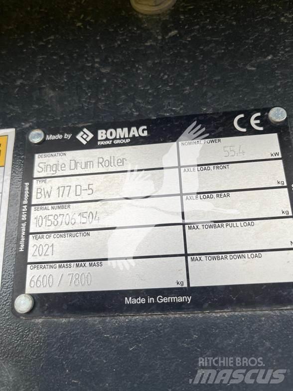 Bomag BW177D-5 Rodillos de un solo tambor