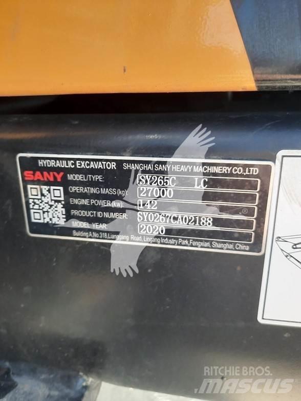 Sany SY265CLR Excavadoras de cadenas