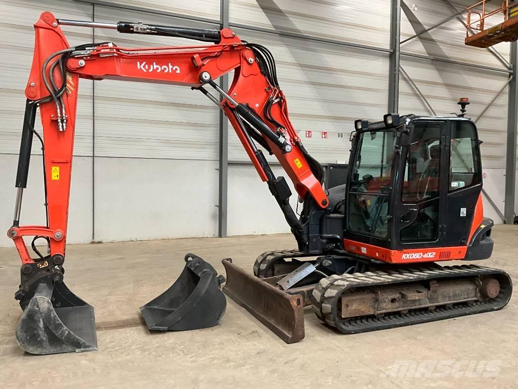 Kubota KX 080-4 A 2 Excavadoras 7t - 12t