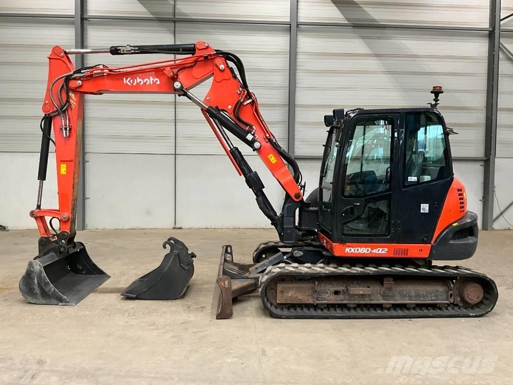 Kubota KX 080-4 A 2 Excavadoras 7t - 12t