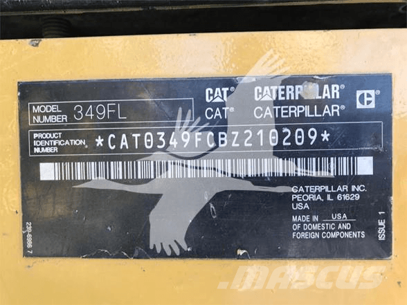 CAT 349FL Excavadoras de cadenas
