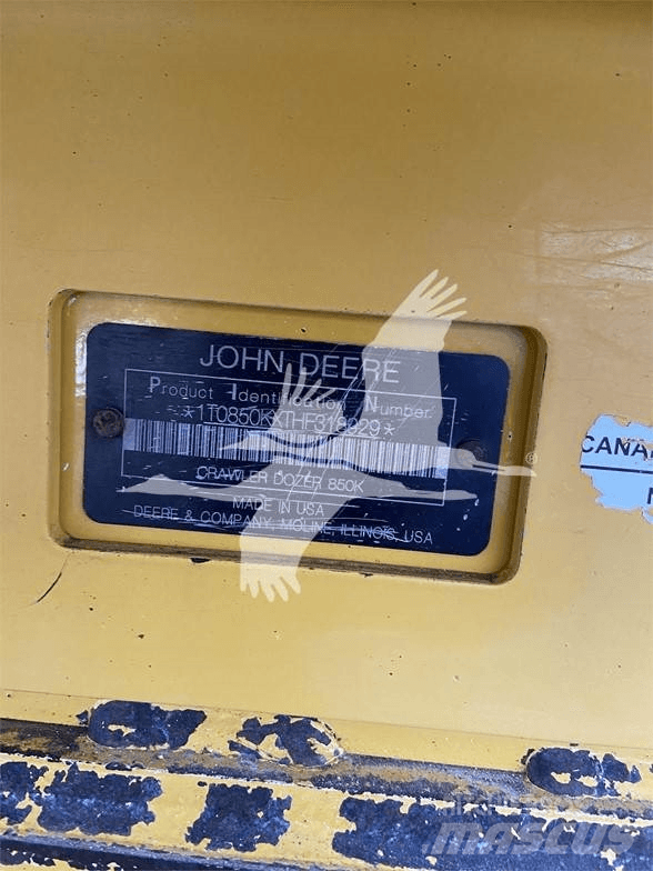 John Deere 850K Buldozer sobre oruga