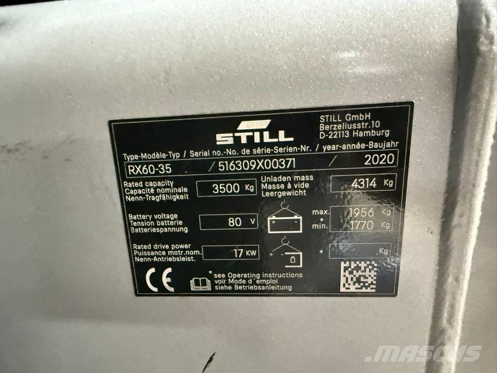 Still RX 60-35 Carretillas de horquilla eléctrica