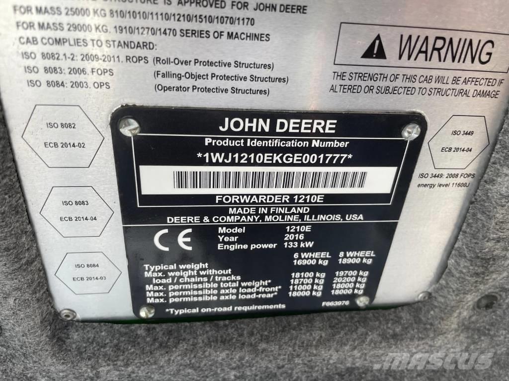 John Deere 1210 E Autocargadoras