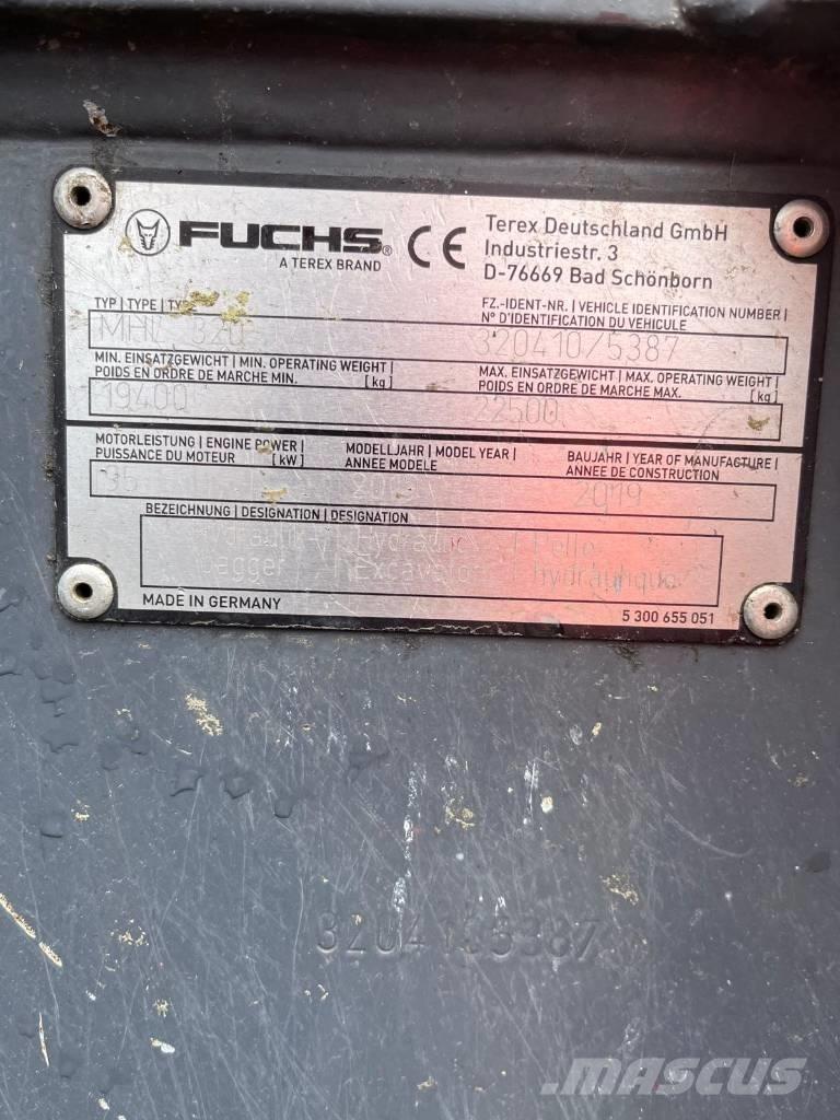 Terex Fuchs MHL320 Almacenaje - Otros