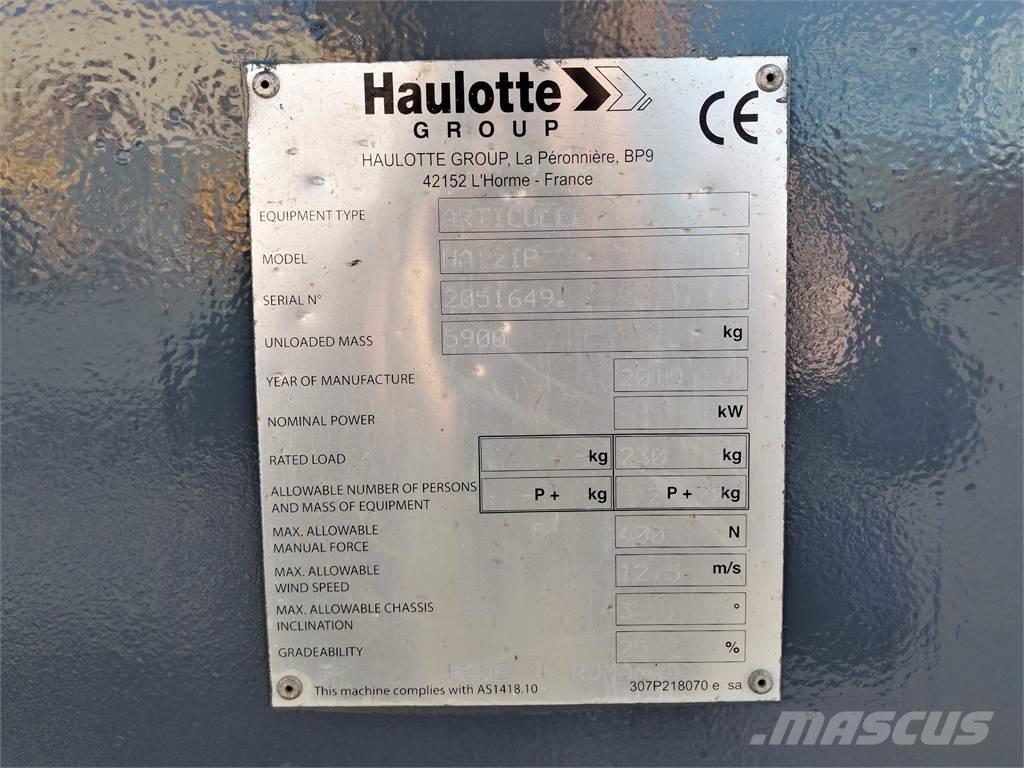 Haulotte HA12IP Plataforma de trabajo articulada