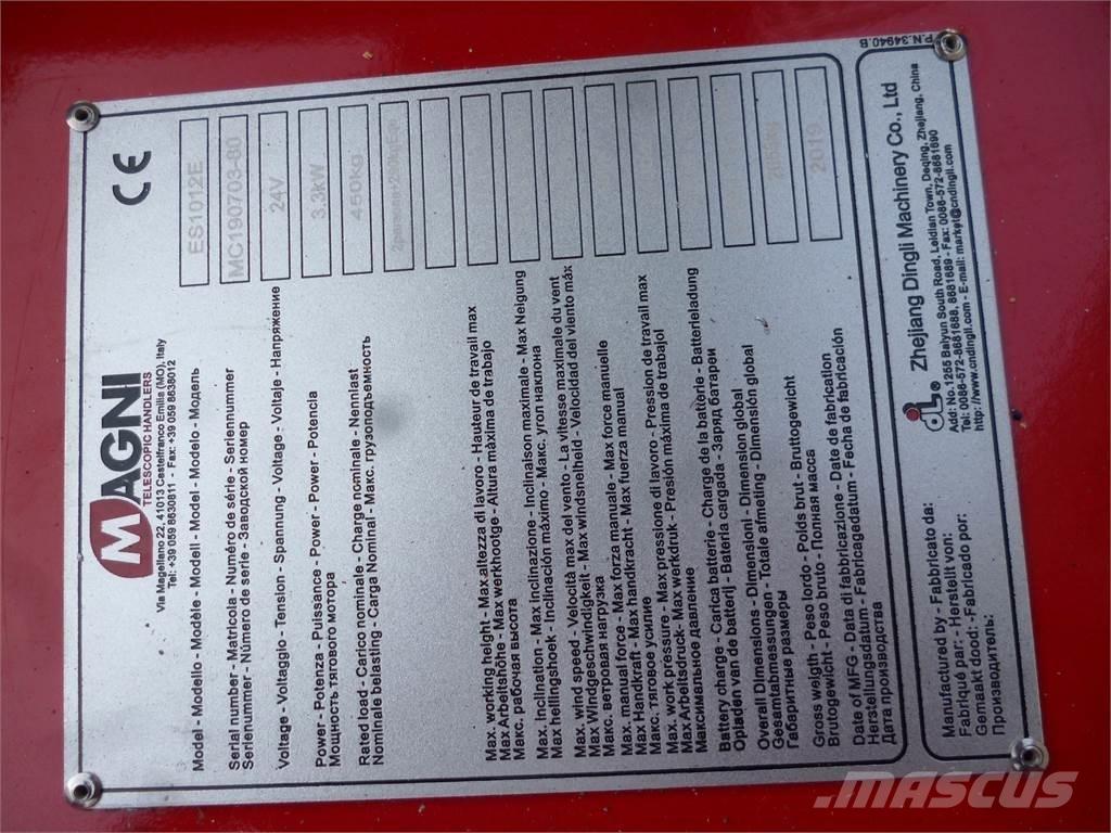 Magni ES1012E Plataformas tijera