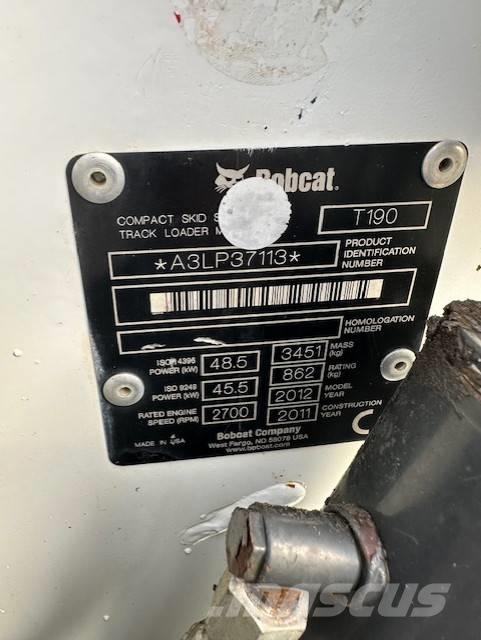 Bobcat T 190 Minicargadoras