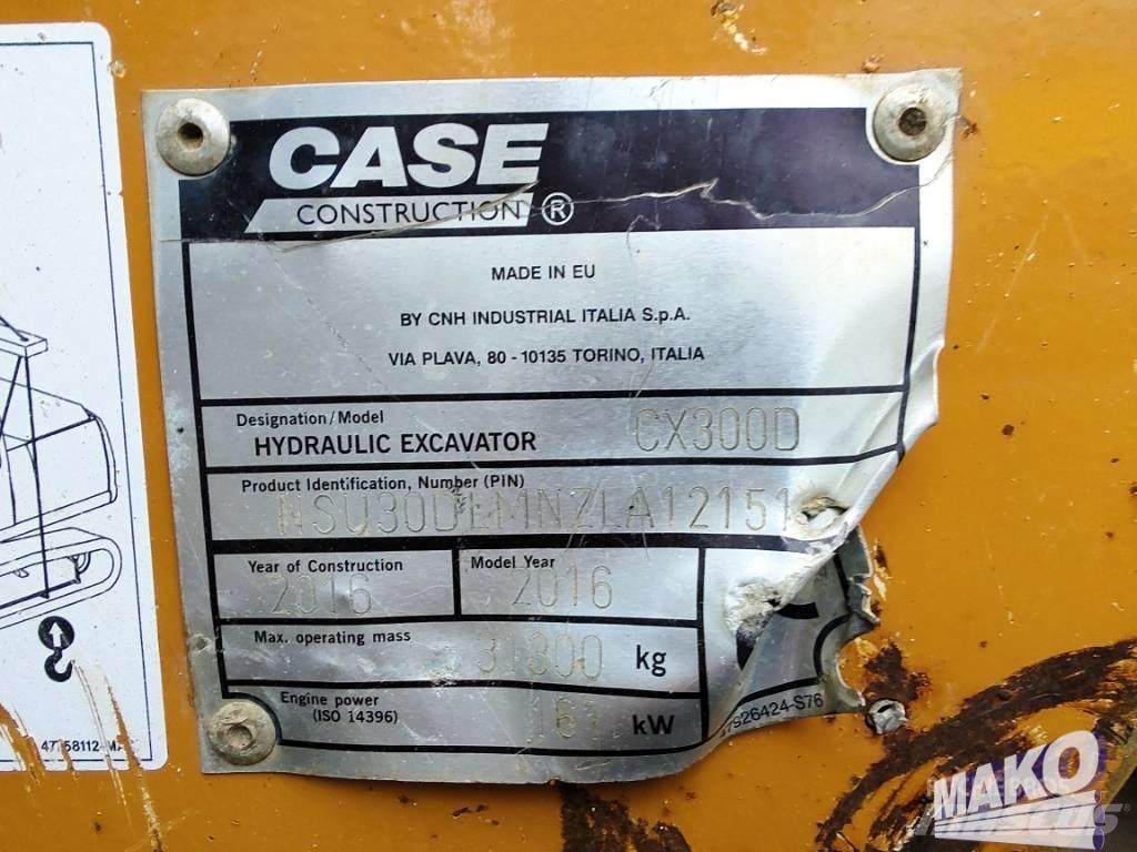 CASE CX 300 D Excavadoras de cadenas