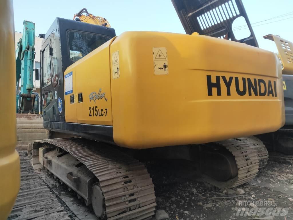 Hyundai R215-7 Excavadoras de cadenas