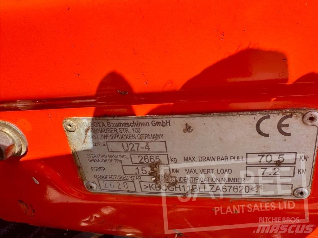 Kubota U 27-4 Mini excavadoras < 7t