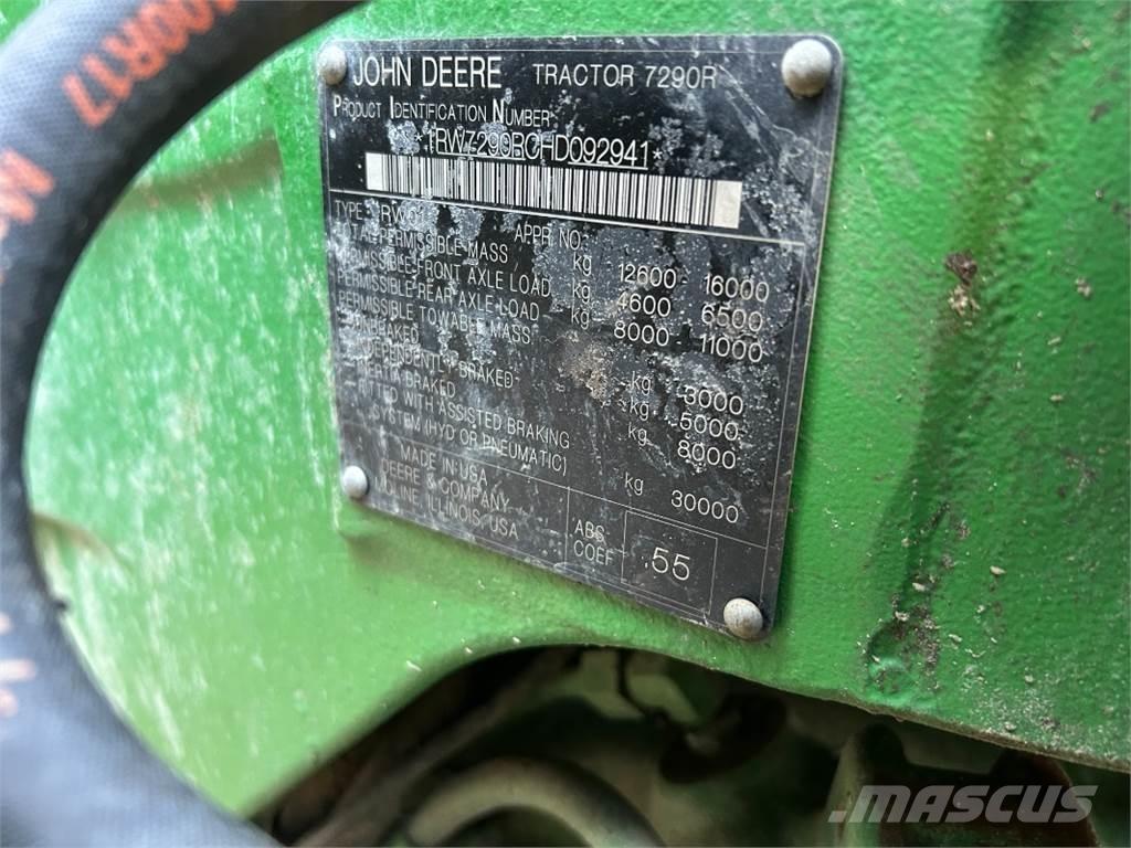 John Deere 7290R Tractores