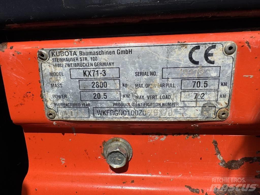 Kubota KX 71-3 Mini excavadoras < 7t