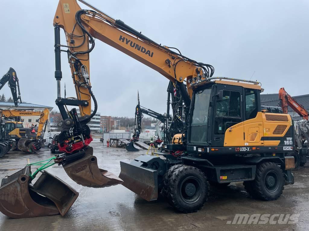 Hyundai HW 160 Excavadoras de ruedas