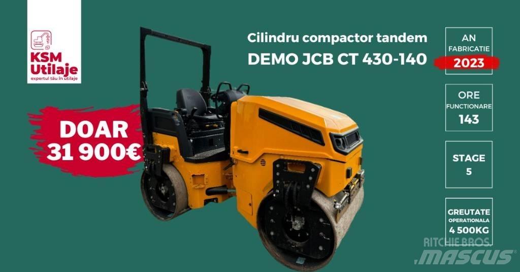 JCB CT430-140 Rodillos de doble tambor