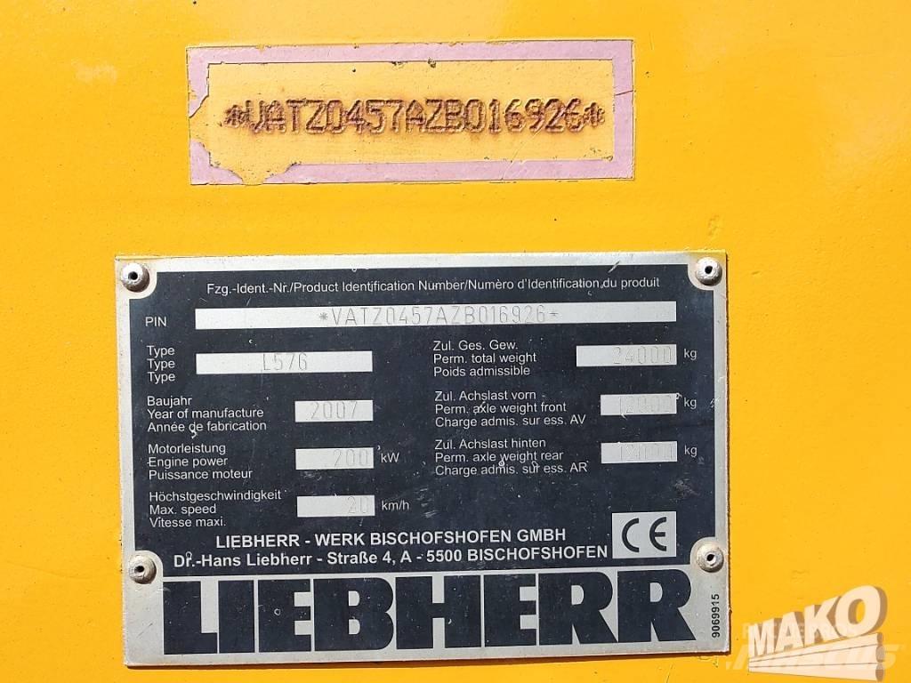 Liebherr L 576 Cargadoras sobre ruedas